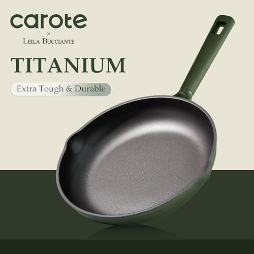 CAROTE 31PCS Pots and Pans Set, Nonstick Cookware Set Kitchen Non Stick Induction Titanium Cookware Non-toxic Granite Cooking set, PFOA Free