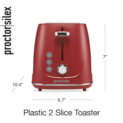 Proctor Silex 2 Slice Toaster With Bagel, Defrost & Cancel Buttons
