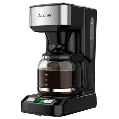 Aromvel 12 Cup Coffee Maker,Large 1.8L Water Tank Drip Coffee Machine