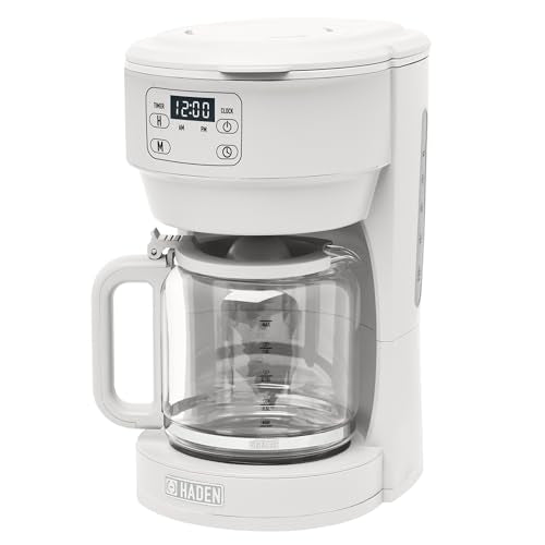 Haden Chelsea 10 Cup Digital Coffee Maker with Glass Carafe