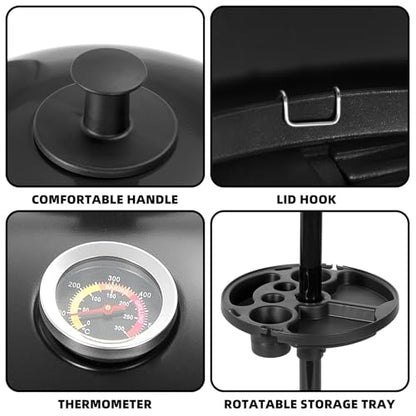 Electric Grill Outdoor/Indoor,Portable BBQ Grill with Nonstick Surface