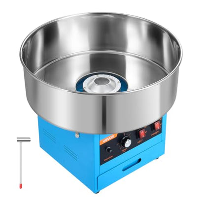 VEVOR Commercial Cotton Candy Machine, 1000W Electric Candy Floss Maker