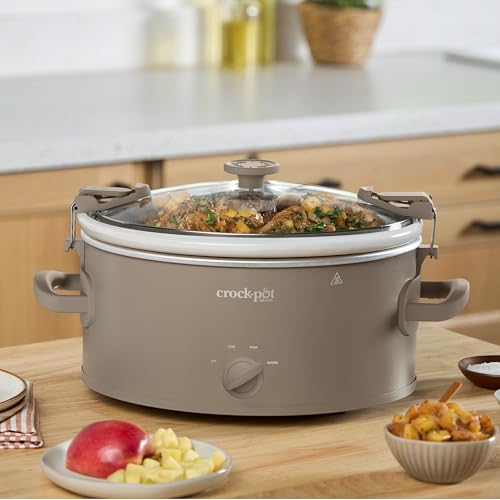 Crock-Pot® Design Series 6-Quart Manual Slow Cooker, Alpaca Brown