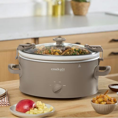 Crock-Pot® Design Series 6-Quart Manual Slow Cooker, Alpaca Brown