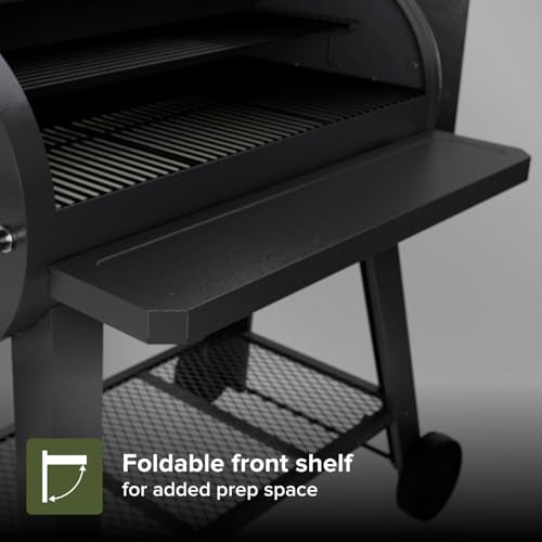 Oakford 930 Wood Pellet Grill with 930 SQ In Cooking Area, Steel Wire Grates, I-Site View Indicator, Heavy Duty Pellet Smoker Grill with Bluetooth Connectivity - 910-0509