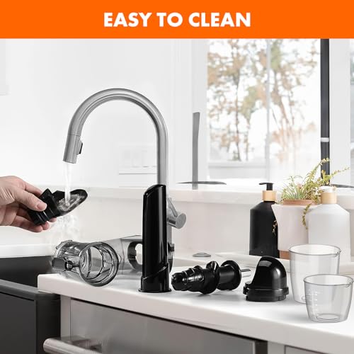 Masticating Juicer Attachment for KitchenAid Stand Mixer, Cold Press Juicer Machine, Slow Masticating Juicer Attachment with Dual Feed Chute, For KitchenAid Mixer Attachments by Gvode
