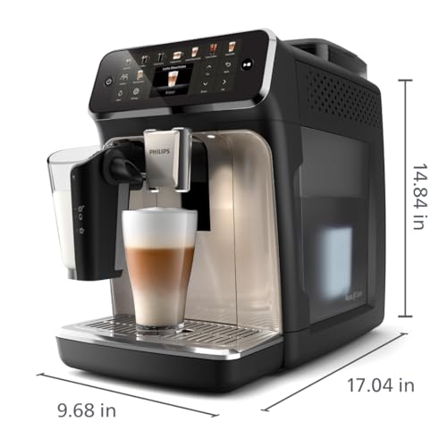 PHILIPS 5500 Series Fully Automatic Espresso Machine, LatteGo Milk System