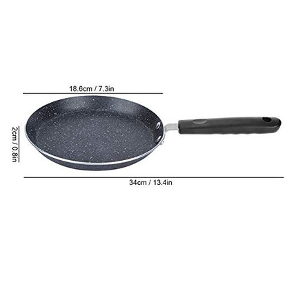 6 Inch Non-Stick Frying Pan with Non-Stick Coating, Egg Pan Omelette with Plastic Handle, Dishwasher Safe, Easy Cleanup, PFOA Free, Oven Safe Cooking Pan