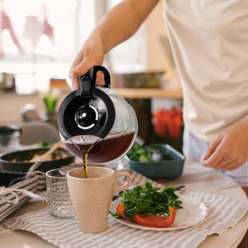 Mixpresso 12 Cup Drip Coffee Maker, Coffee Pot with Reusable Filter, Black