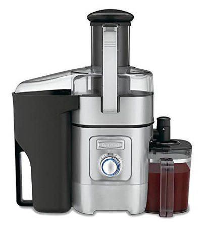 Cuisinart Juicer Machine, Die-Cast Juice Extractor for Vegetables, Lemons, Oranges & More, CJE-1000P, Silver/Black