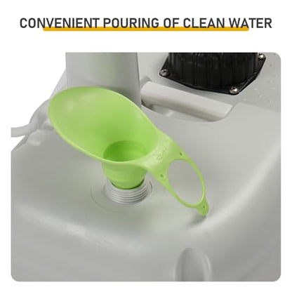 Portable Camping Sink with Towel Holder & Soap Dispenser, Portable Sink Camping Hand Washing Station Hand Wash Basin Stand with Rolling Wheels for Outdoor Events, Gatherings, Worksite, Camping