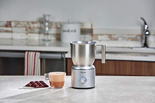 Capresso froth Select Automatic Milk Frother and Hot Chocolate Maker, Stainless Steel 209.05, Silver, 20 ounce