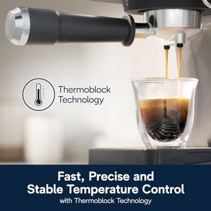 De'Longhi Classic Signature Espresso Machine, EM450 (Renewed)