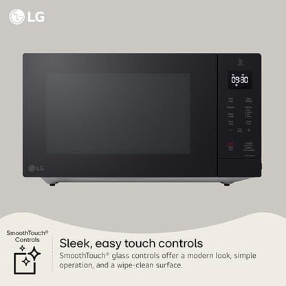 LG Countertop Microwave, 1.1 cu. ft., Black, 20.1x11.4x15.7 Inches, EasyClean Interior, 900 Watts