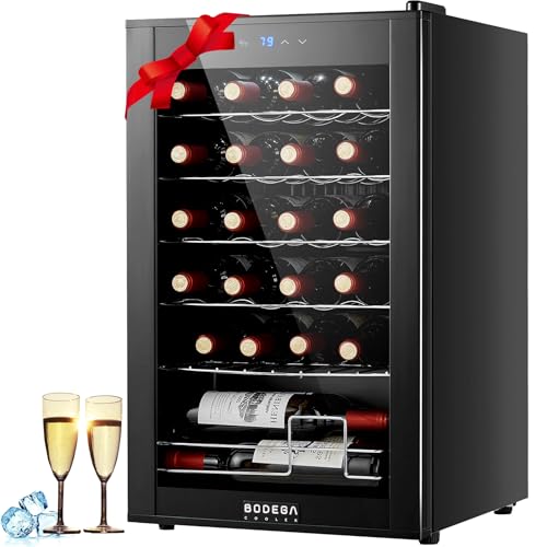 BODEGA COOLER 24 Bottle Wine Cooler, Wine Fridge for Kitchen, Bedroom & Bar