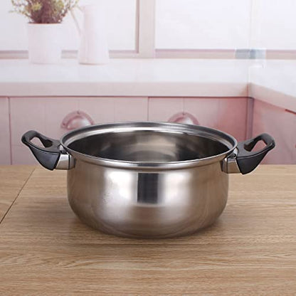 Simpli-Magic 12 Piece Stainless Steel Cookware Set, Silver