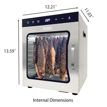 Kalahari Khabu Stainless Steel Biltong Box Food Dehydrator & Drying Cabinet