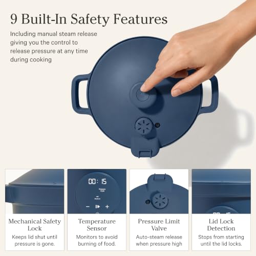 Our Place Dream Cooker, 6 Qt Ceramic Nonstick Pressure Cooker & Multicooker