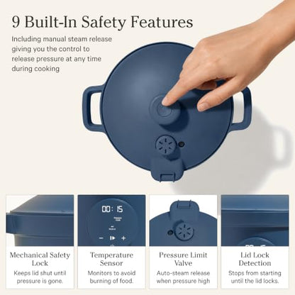 Our Place Dream Cooker, 6 Qt Ceramic Nonstick Pressure Cooker & Multicooker