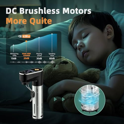 OUTOHOME Sous Vide Precision Machine,1300W WiFi Sous Vide Cooker