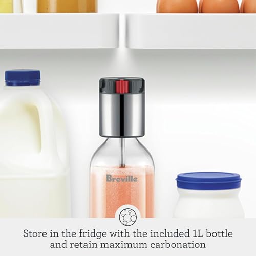 Breville InFizz Fusion Sparkling Drink Carbonator, Olive Tapenade