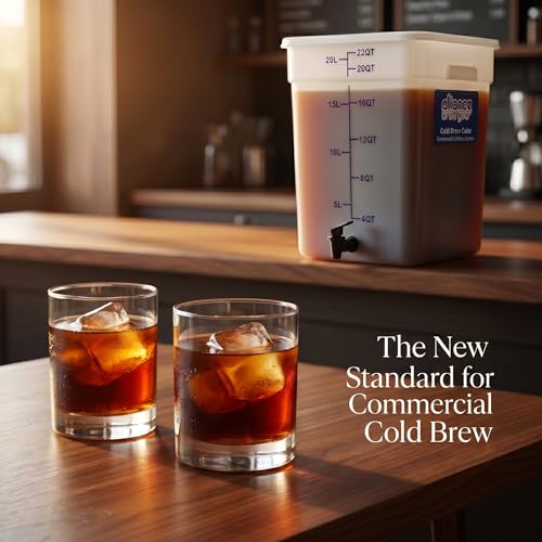 Cold Brew Cube, 5 Gallon Cold Brew Maker, Dual Filtration, Low Acid Brewer
