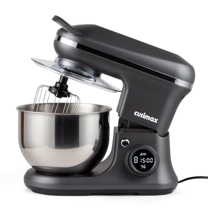 CUSIMAX Stand Mixer, Electric Food Mixer with Digital Switch Control, 650W