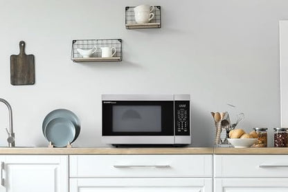 SHARP Countertop Microwave Oven with Removable 13.6" Carousel Turntable, 1100 Watt, 1.6 Cubic Feet, Stainless Steel