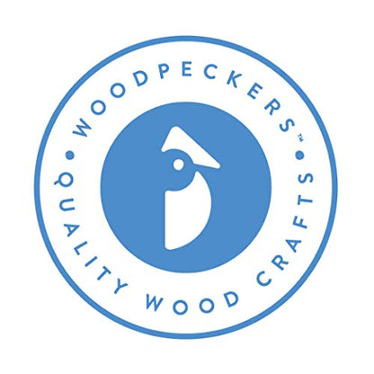 Woodpeckers Set of 3 Nesting Wood Tray for Crafts & Resin Art, Canvas Panel, Circle Wood Sign Blank