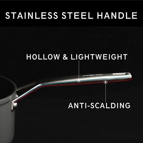 MsMk 3.5 Quart Deep Frying pan, 10-inch Durable pans for refreshing old saute pan with lid, Deep and straight edge, Easy Clean-Up, Even Heating, Comfortable Handling, Induction Compatibility,