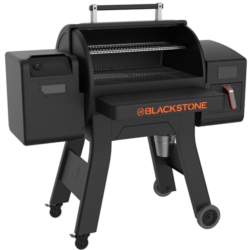 Blackstone 2258 Pellet Grill/Air Fryer Combo Unit, Powder Coated Steel, Black