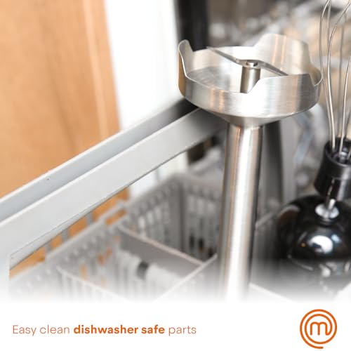 MasterChef Immersion Blender Handheld, Hand Blender Stick, 400W Motor