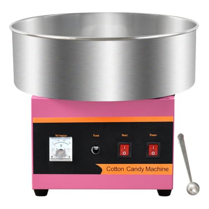Commercial Cotton Candy Machine,110V 1000W Cotton Candy Maker, Candy Floss Maker,Making marshmallows,with Stainless Steel Bowl, Sugar Scoop,Anti-Rust Coating, for Family Party, Kids Birthday.