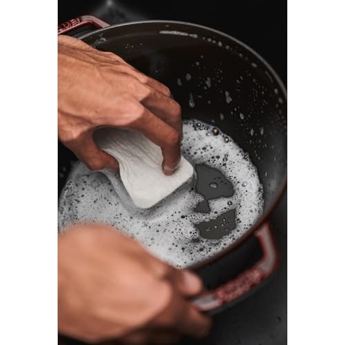 Staub Cast Iron 9-qt Round Cocotte - Grenadine