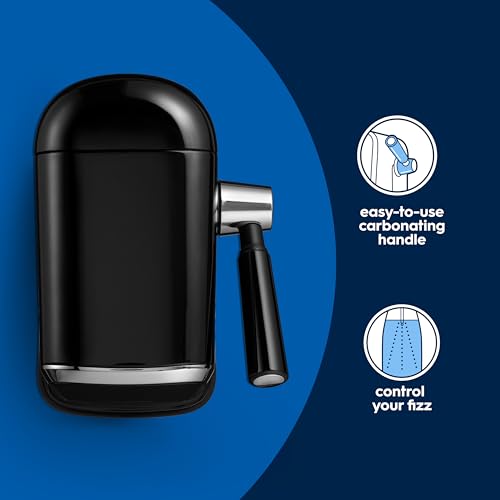 SodaStream - ART Sparkling Water Maker | STARTER KIT | CQC CO2 system | Includes 1x CO2 Cylinder, 1x32 & 1x16 Fl Oz Dishwasher Safe Bottles | Combine with Pepsi Flavors | Black