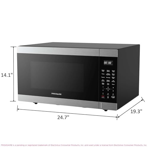 FRIGIDAIRE 2.1 Cu. Ft. Stainless Steel Microwave Oven, Multi Function, Programmable
