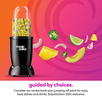 magic bullet® Personal Blender, 22 oz Cup, 250 Watt, Black, MBR-1101AK