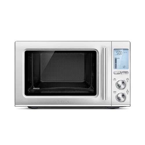 Breville BMO850BSS Smooth Wave Microwave Oven, Brushed Stainless Steel