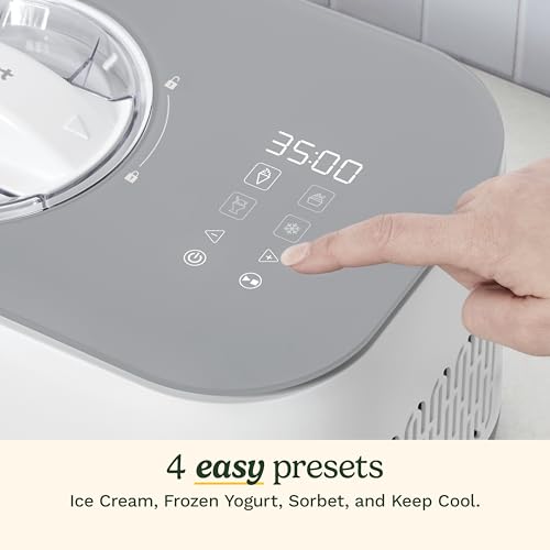 Cuisinart Ice Cream Maker Machine, Automatic, No Pre-Freezing, 1-Qt