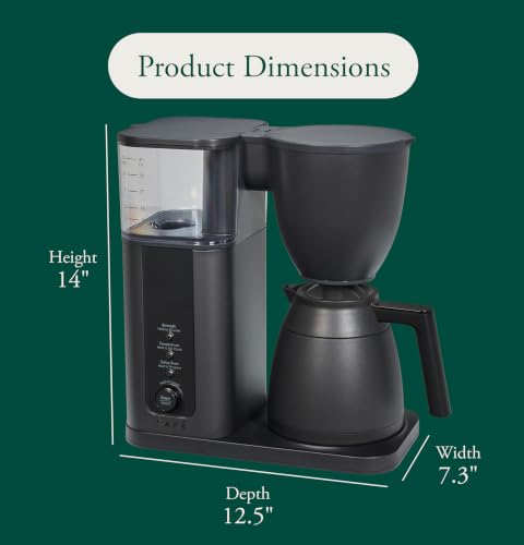 Café Specialty Drip Coffee Maker 10-Cup Thermal Carafe, Hot or Iced, SCA