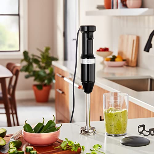 KitchenAid Variable Speed Corded Hand Blender, KHBV53, Onyx Black