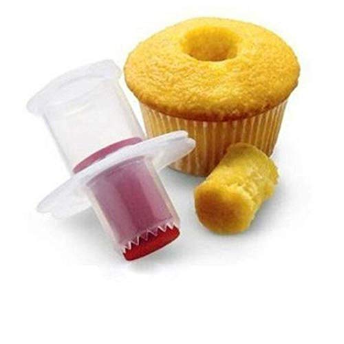 GXHUANG 2pcs Cupcake Tools Muffin Cake Pastry Model Plunger Cutter Decorating Plastic Cake Digging Holes Device Filling - Cupcake Hole Punch