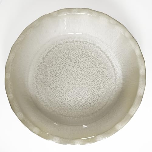 Emile Henry Made In France Limited Edition 175th ANNIVERSARY PIE DISH, PEARL/TAUPE