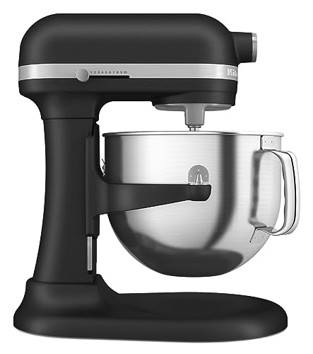 KitchenAid 7 Quart Bowl-Lift Stand Mixer with Accessories, KSM70SKXX, Cast Iron Black
