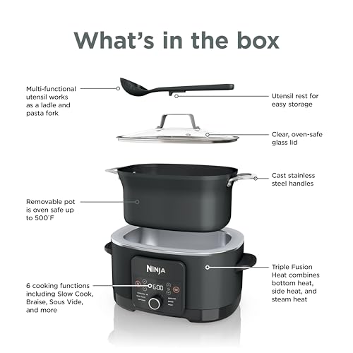Ninja® PossibleCooker™ PLUS 6-in-1, 8.5-qt, Black, MC1010