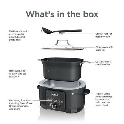 Ninja® PossibleCooker™ PLUS 6-in-1, 8.5-qt, Black, MC1010