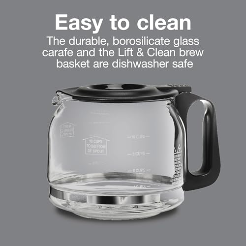 Proctor Silex Digital & Programmable FrontFill 12 Cup Drip Coffee Maker