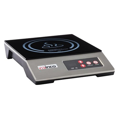 Winco EIC-400E Commercial-Grade Portable Induction Cooktop Burner, 1800 W, 120V
