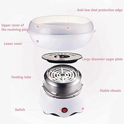 Cotton Candy Maker for Christmas Gifts, Birthday Party, Easy to Use & Clean