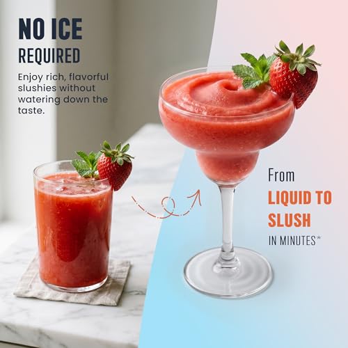 YOIMOIMO 2-in-1 Slushie Machine & Soft Serve Ice Cream Maker with 6 Presets